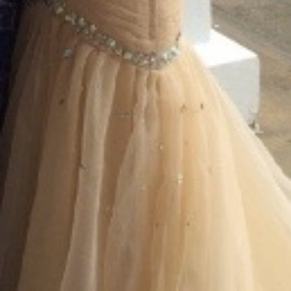 Champagne/Gold/Cream Mermaid Prom/Formal Dress - Picture 7 of 7